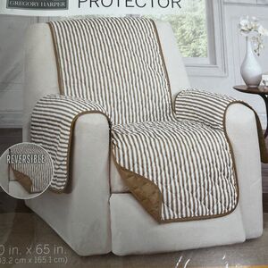 GH Gregory Harper Quilted Reversible Furniture Protector Recliner 80x65" #84668